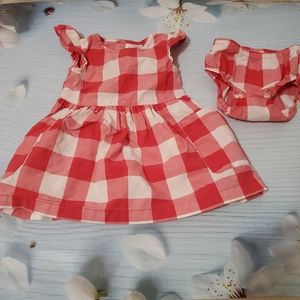 Carter's Infant Red Plaid Dress